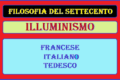 ILLUMINISMO: FRANCIA, ITALIA E GERMANIA
