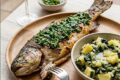 CUCINA SLOVENA: Postrv na Žaru