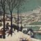 I CACCIATORI NELLA NEVE - Pieter Bruegel il Vecchio