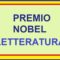 PREMIO NOBEL PER LA LETTERATURA
