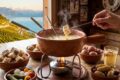 CUCINA SVIZZERA: Fondue Moitié-Moitié (Fonduta) TRIP TO SWITZERLAND